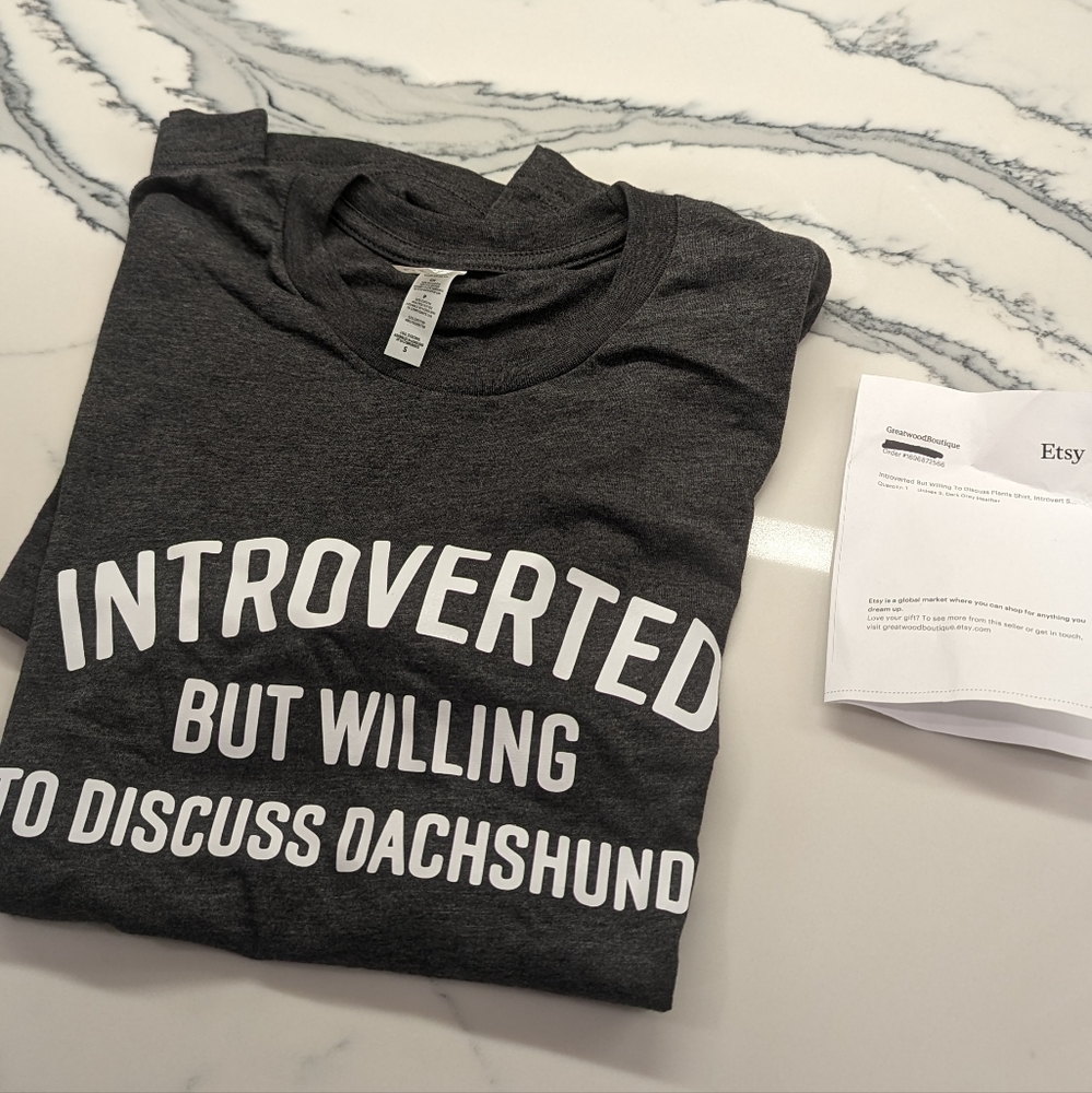 NEW gray tee for dachshund lovers